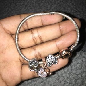 Pandora Bracelet With Charms